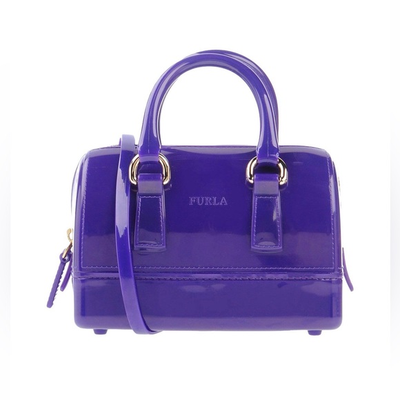 FURLA Candy bag grape mini, 2 ways, purple, authentic - Picture 4 of 13